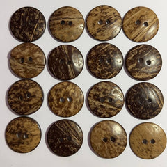 Natural Coconut Shell Buttons - Kahanne Fabrics