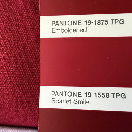 Canvas 12oz, Red - Scarlet Smile - Kahanne Fabrics