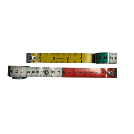 Quality Soft Tape Measure 150 cm / 60 in – Body Measuring Ruler for Sewing & Needlework with Snap Fasteners 
