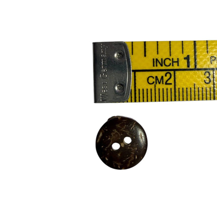 Natural Coconut Shell Buttons – 2 Hole Sewing Buttons - Kahanne Fabrics