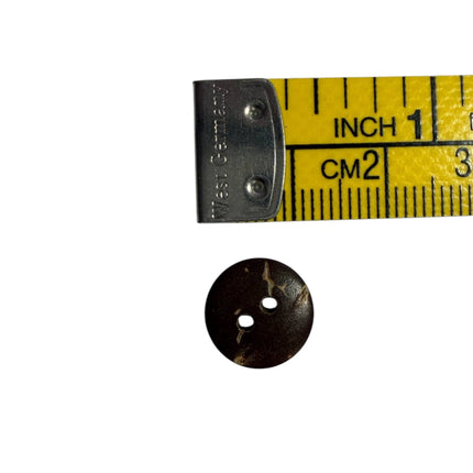 Natural Coconut Shell Buttons – 2 Hole Sewing Buttons - Kahanne Fabrics