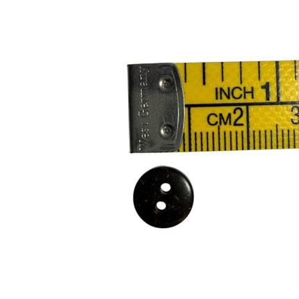 Natural Coconut Shell Buttons – 2 Hole Sewing Buttons - Kahanne Fabrics