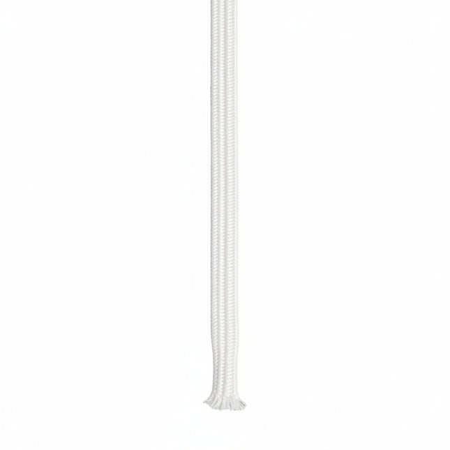 Braided Elastic 3–10mm (4–12 Core) – White Sewing Elastic - Decobay fabrics