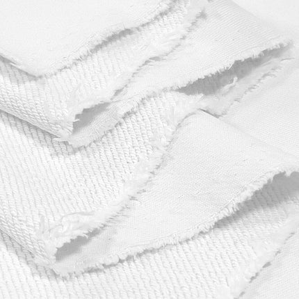 Cotton 3 - End French Terry white color - Buy online at KAHANNE Fabrics