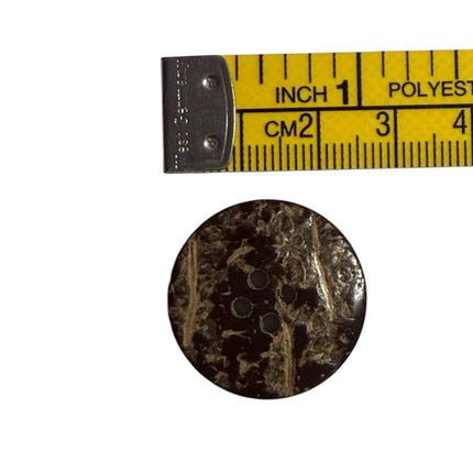 Natural Coconut Shell Buttons – 4 Hole Sewing Buttons - Kahanne Fabrics