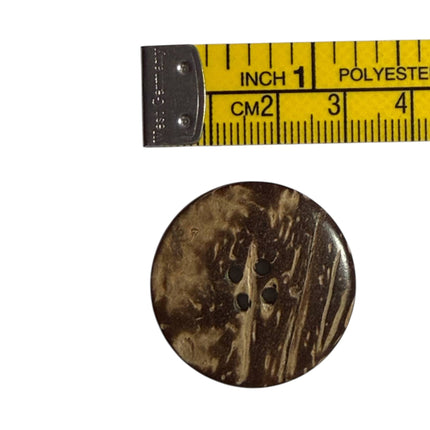 Natural Coconut Shell Buttons – 4 Hole Sewing Buttons - Kahanne Fabrics