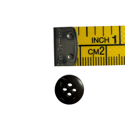 Natural Coconut Shell Buttons – 4 Hole Sewing Buttons - Kahanne Fabrics