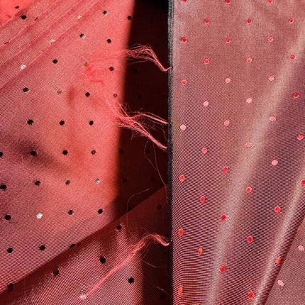 Burgundy color Dot Jacquard Lining Fabric – Poly-Viscose Satin - Kahanne Fabrics