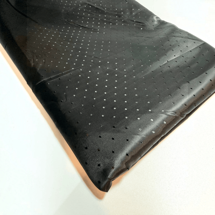Black color Dot Jacquard Lining Fabric – Poly-Viscose Satin - Kahanne Fabrics