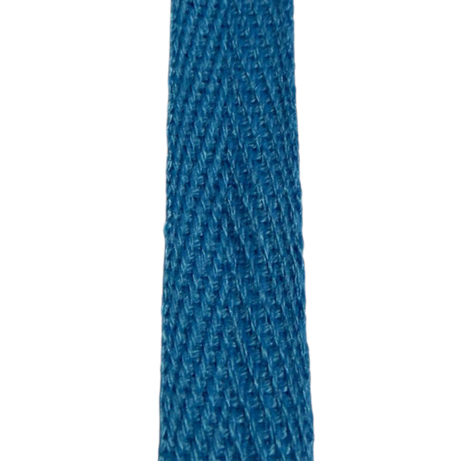 3/8 Inch Cotton Twill Tape Ribbon, blue color