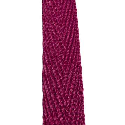 3/8 Inch Cotton Twill Tape Ribbon, burgundy color