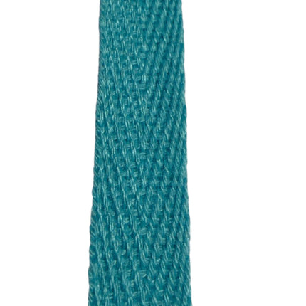 3/8 Inch Cotton Twill Tape Ribbon, torquoise color - Kahanne Fabrics