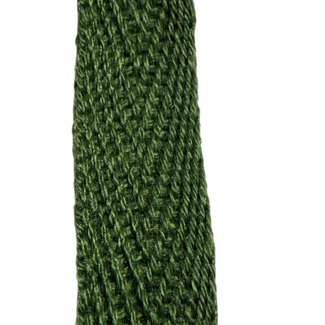 3/8 Inch Cotton Twill Tape Ribbon, Army Green color