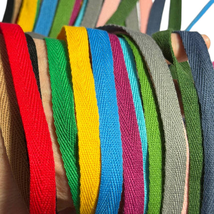 3/8 Inch Cotton Twill Tape Ribbon