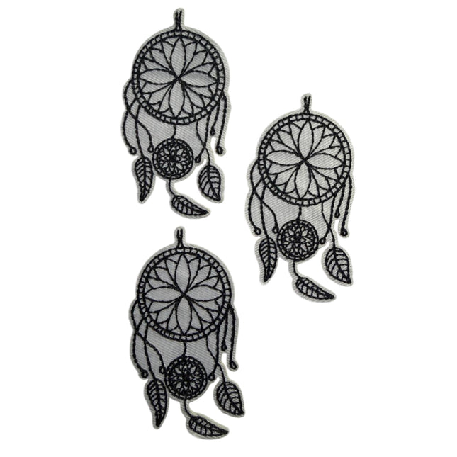 Iron - On Dream Catcher Embroidered Patch - Kahanne Fabrics