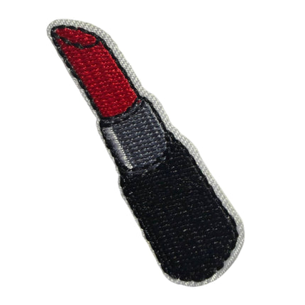 Iron - On Embroidered Appliqué – Red Lipstick Patch - Kahanne Fabrics