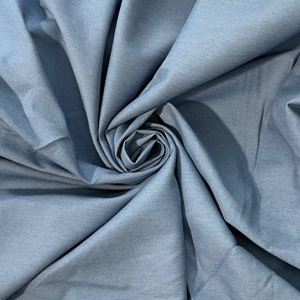 5.4oz Stretch Denim Fabric, Blissful Blue color - Kahanne Fabrics