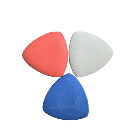 Triangle Tailor’s Chalk – Assorted Colors, Fabric Marking Chalk for Sewing & Tailoring (10–20 Piece Set) 