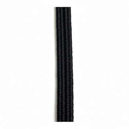 Braided Elastic 3–10mm (4–12 Core) – Black Sewing Elastic - Decobay fabrics