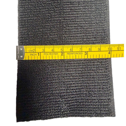 Black Elastic Loop Tape 100 - 150mm (4" - 6") - Kahanne Fabrics