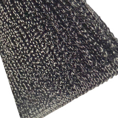 Black Elastic Loop Tape 100 - 150mm (4" - 6") - Kahanne Fabrics