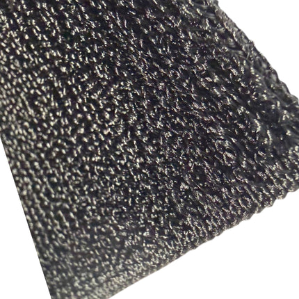 Black Elastic Loop Tape 100 - 150mm (4" - 6") - Kahanne Fabrics