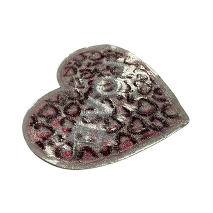 Red Heart Iron - On Embroidered Appliqué Patch, Design 8 - Kahanne Fabrics