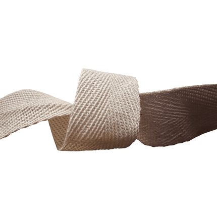Cotton Twill Tape – 5/8" (15 mm), Natural - KAHANNE fabrics
