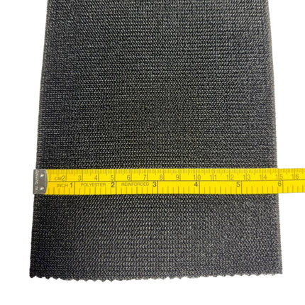 Wide Loop Tape 120mm (4.7") Black – Sew - On Un - Napped - Kahanne Fabrics