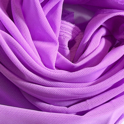 Power Mesh Fabric – 4-Way Stretch Nylon Spandex Netting, Multiple Colors
