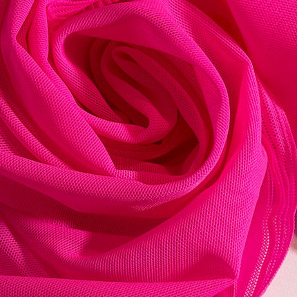 Power Mesh Fabric – 4-Way Stretch Nylon Spandex Netting, Multiple Colors