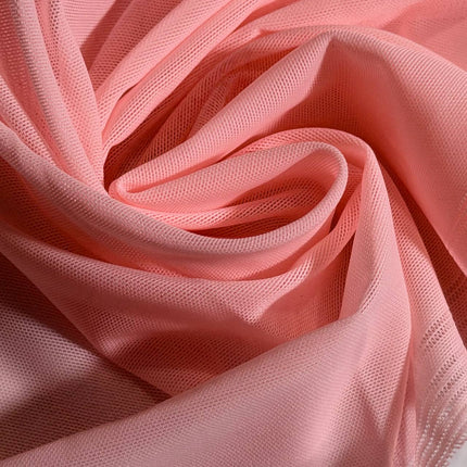 Power Mesh Fabric – 4-Way Stretch Nylon Spandex Netting, Multiple Colors