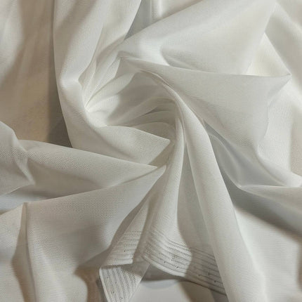 Power Mesh Fabric – 4-Way Stretch Nylon Spandex Netting, Multiple Colors