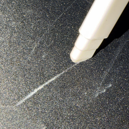 Refillable Tailor’s Chalk Holder with Cap – Plastic Fabric Marking Tool with Compressed Chalk