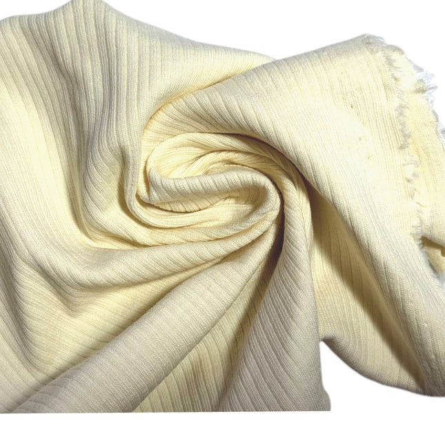 Cotton Rib Knit Fabric with Stretch – Apparel & Trims - KAHANNE fabrics