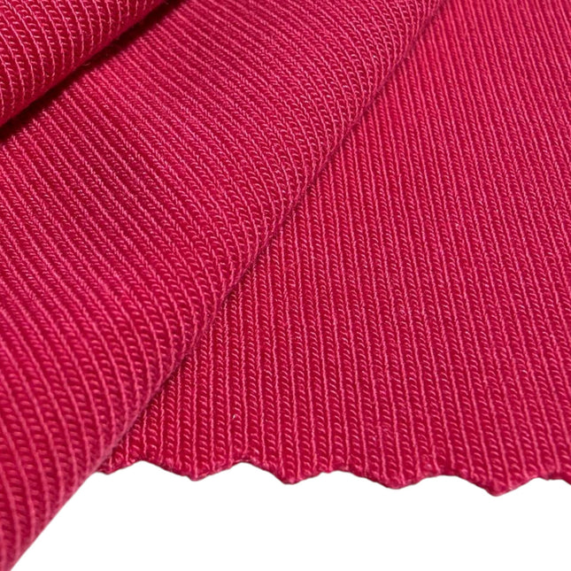 Premium Lyocell Rib Knit Fabric – Stretch, Soft & Sustainable (260 GSM) 