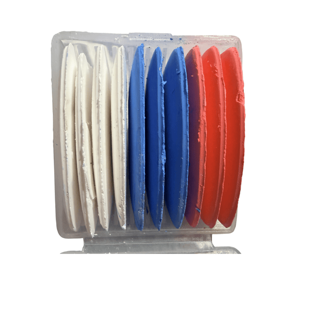 Triangle Tailor’s Chalk – Assorted Colors, Fabric Marking Chalk for Sewing & Tailoring (10–20 Piece Set) 