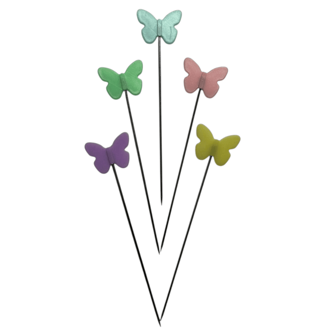 100Pcs Butterfly Head Pins Set - Kahanne Fabrics