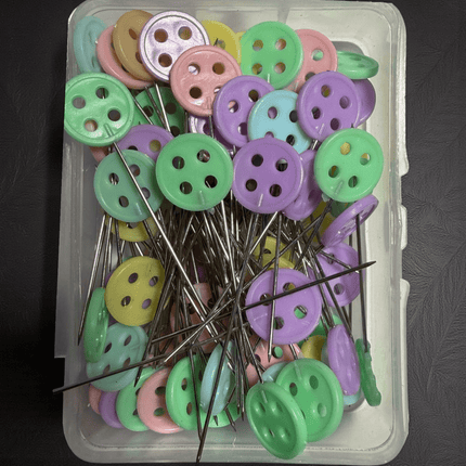 100Pcs Button Head Pins Set - Kahanne Fabrics