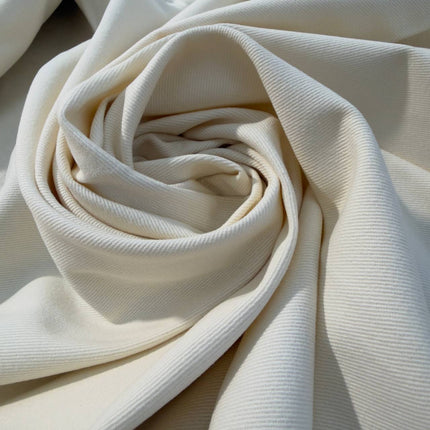 Cotton Twill Fabric, Vanilla Ice color - Kahanne Fabrics