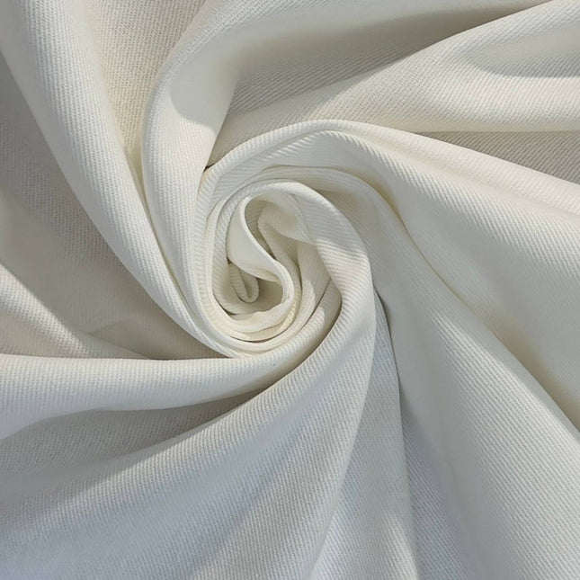 Vanilla Ice Cotton Twill 8.0 oz - Kahanne Fabrics