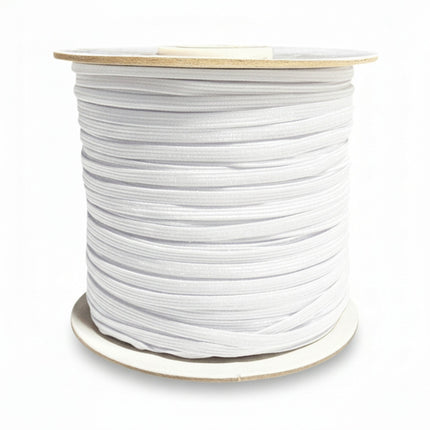 Braided Elastic 3–10mm (4–12 Core) – White Sewing Elastic - Decobay fabrics