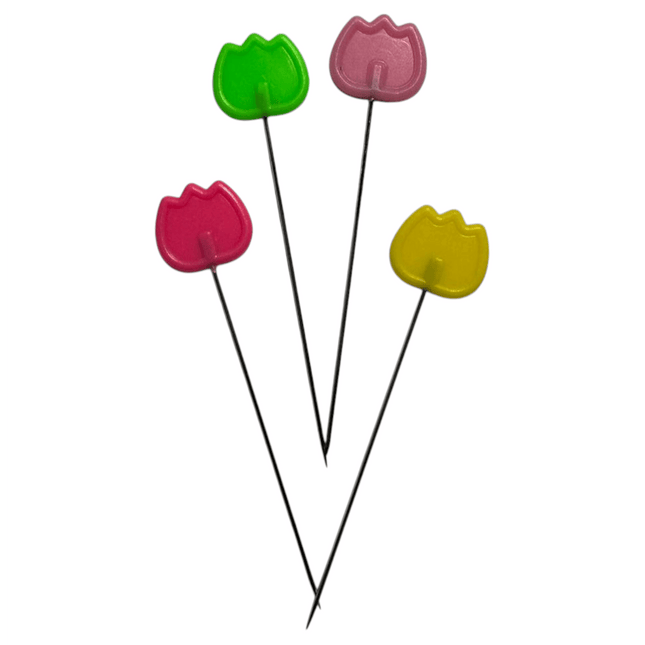 100Pcs Tulip Head Pins Set - Kahanne Fabrics
