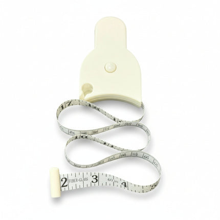 Body Measuring Tape – Retractable & Lockable, 60 - Inch / 150 cm (Dual Side, Fiberglass) - KAHANNE fabrics
