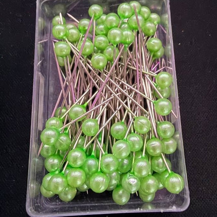 100 - Pack Pearl Head Sewing Pins - KAHANNE fabrics