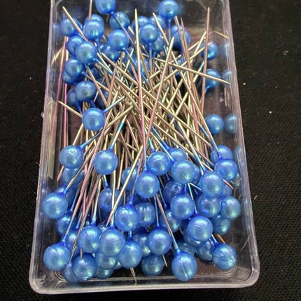 100 - Pack Pearl Head Sewing Pins - KAHANNE fabrics