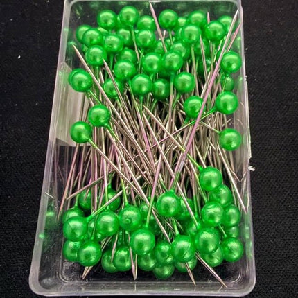 100 - Pack Pearl Head Sewing Pins - KAHANNE fabrics