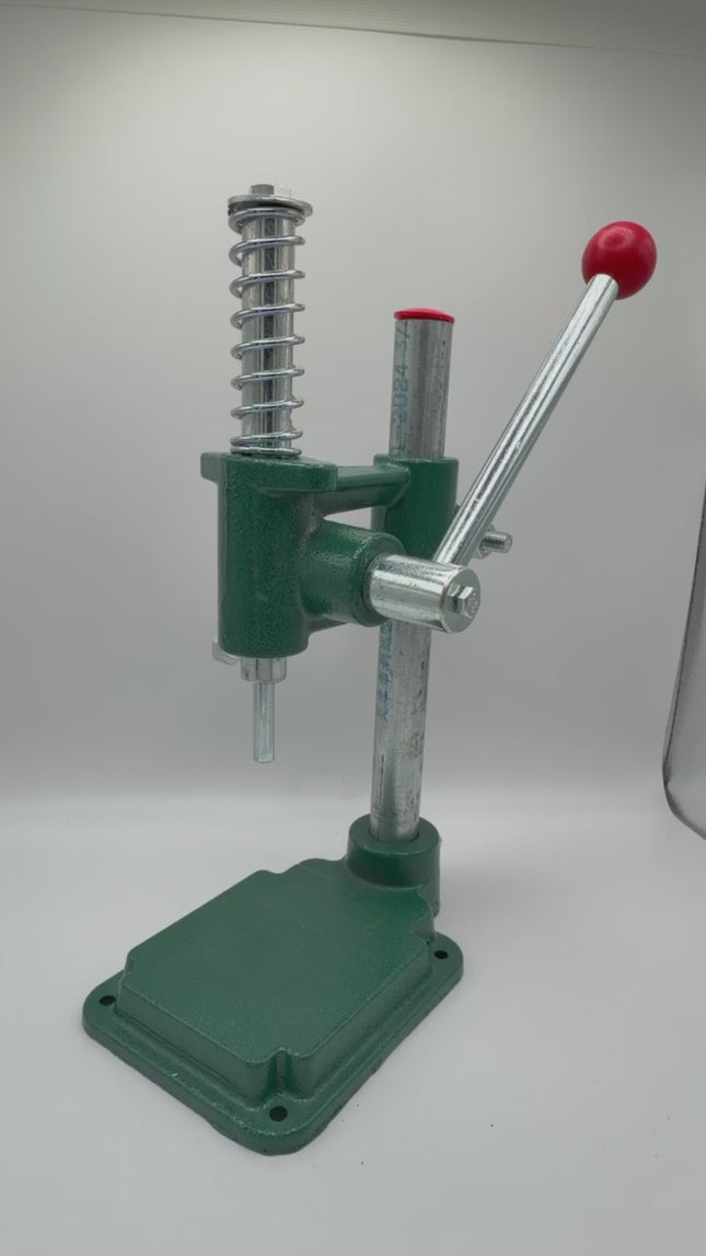 Hand Press Machine for Button Installation – Heavy Duty Cast Iron Press