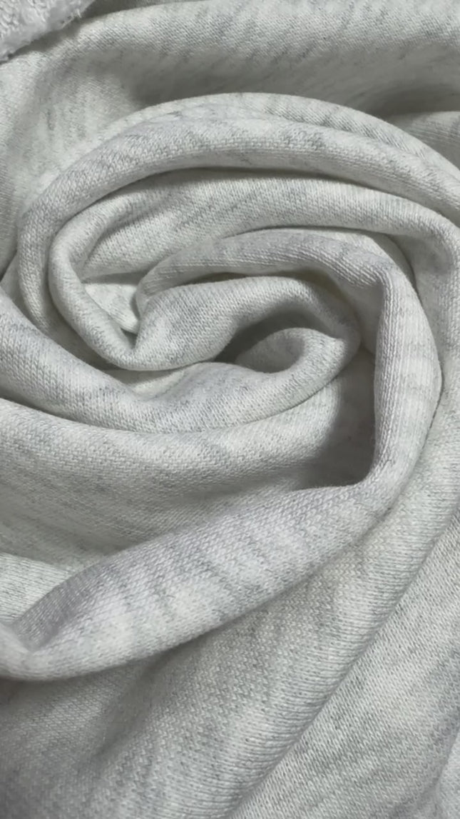 French Terry Fabric 320 GSM – Cotton Blend Loop Back Knit - KAHANNE fabrics