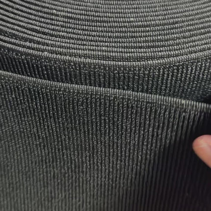Black Elastic Loop Tape 100mm (4")